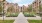 courtyard area with symmetrical landscape