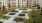 Courtyard with grass and fountain